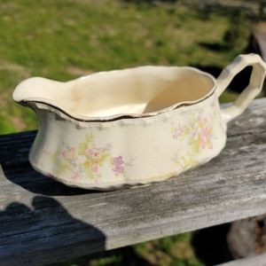 Vintage Crooksville China Gravy boat.